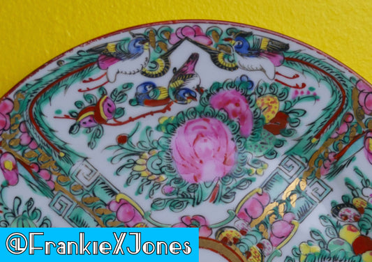Chinoiserie Peacock + Dragon Plate
