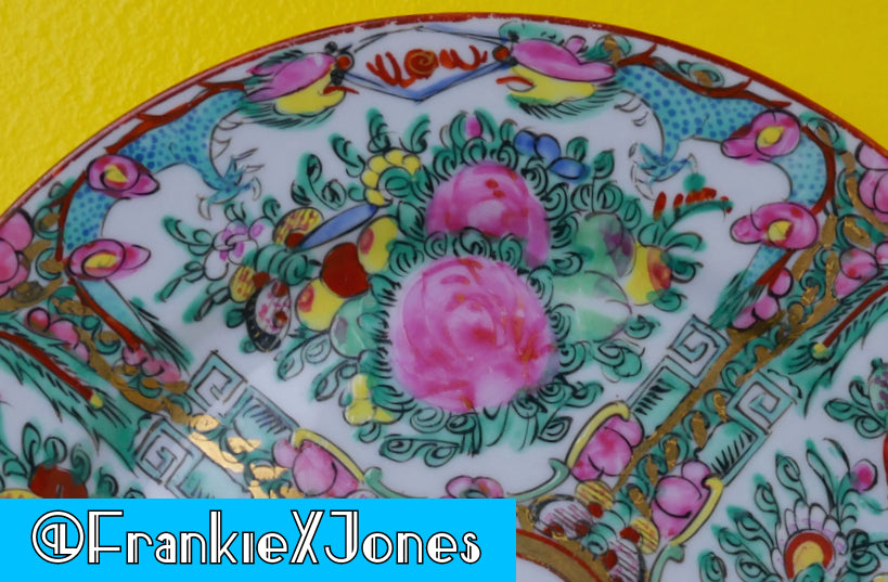 Chinoiserie Peacock + Dragon Plate