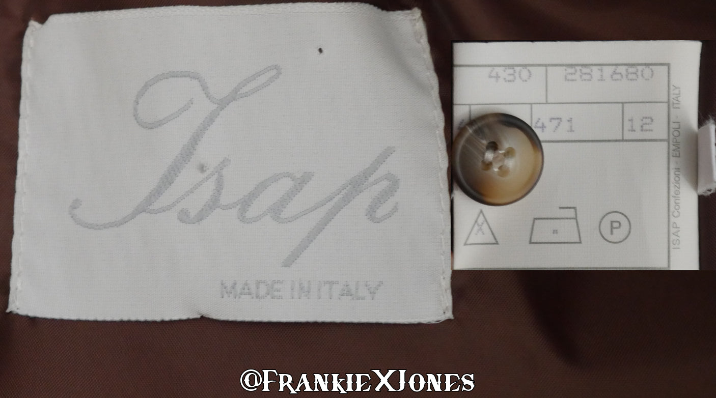 Italian Quilted Metallic Rose Gold Zippered Coat w/ Mink Fur Cuffs ✤ ISAP Italy