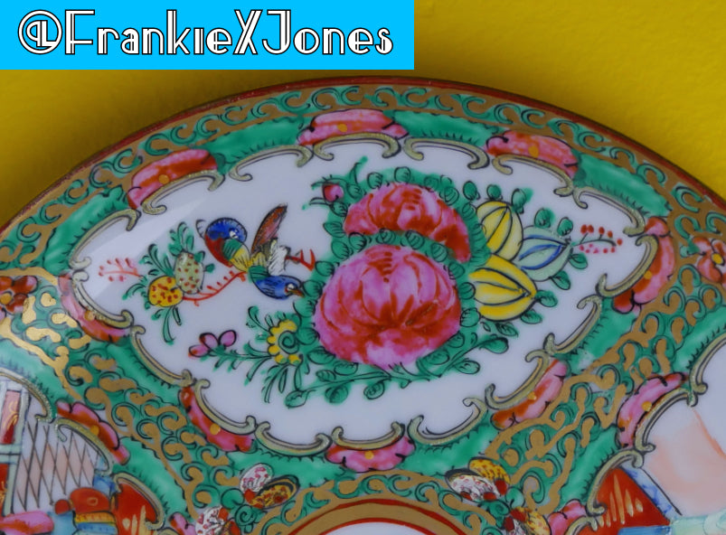 Chinoiserie Rose Medallion Dinner Plate