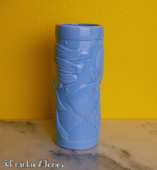 Mermaid + Dolphin Tiki Mug