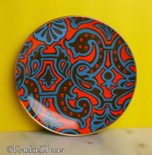 Damask ✤ Salad/Dessert Plates ✤ Tracy Reese ✤ Set of 2