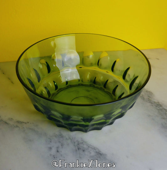 Olive Console Bowl ✤ Reflection ✤ Hazel Atlas