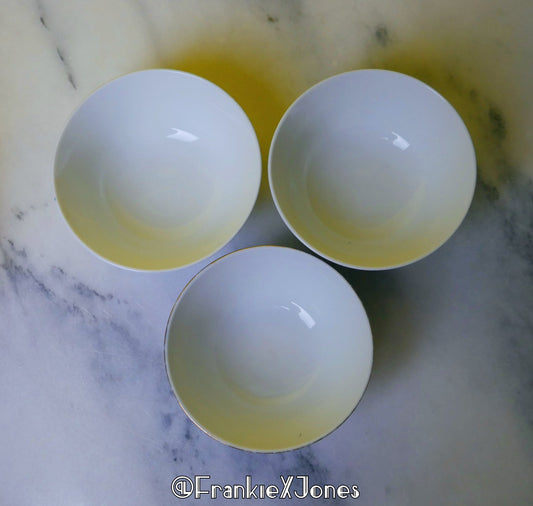 Cherry Blossom Oriental Rice Bowls ✤ Set of 3