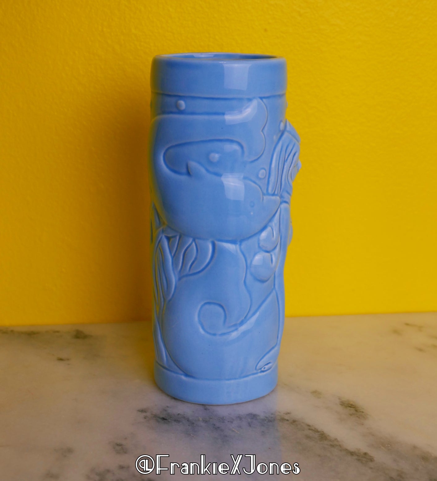 Mermaid + Dolphin Tiki Mug