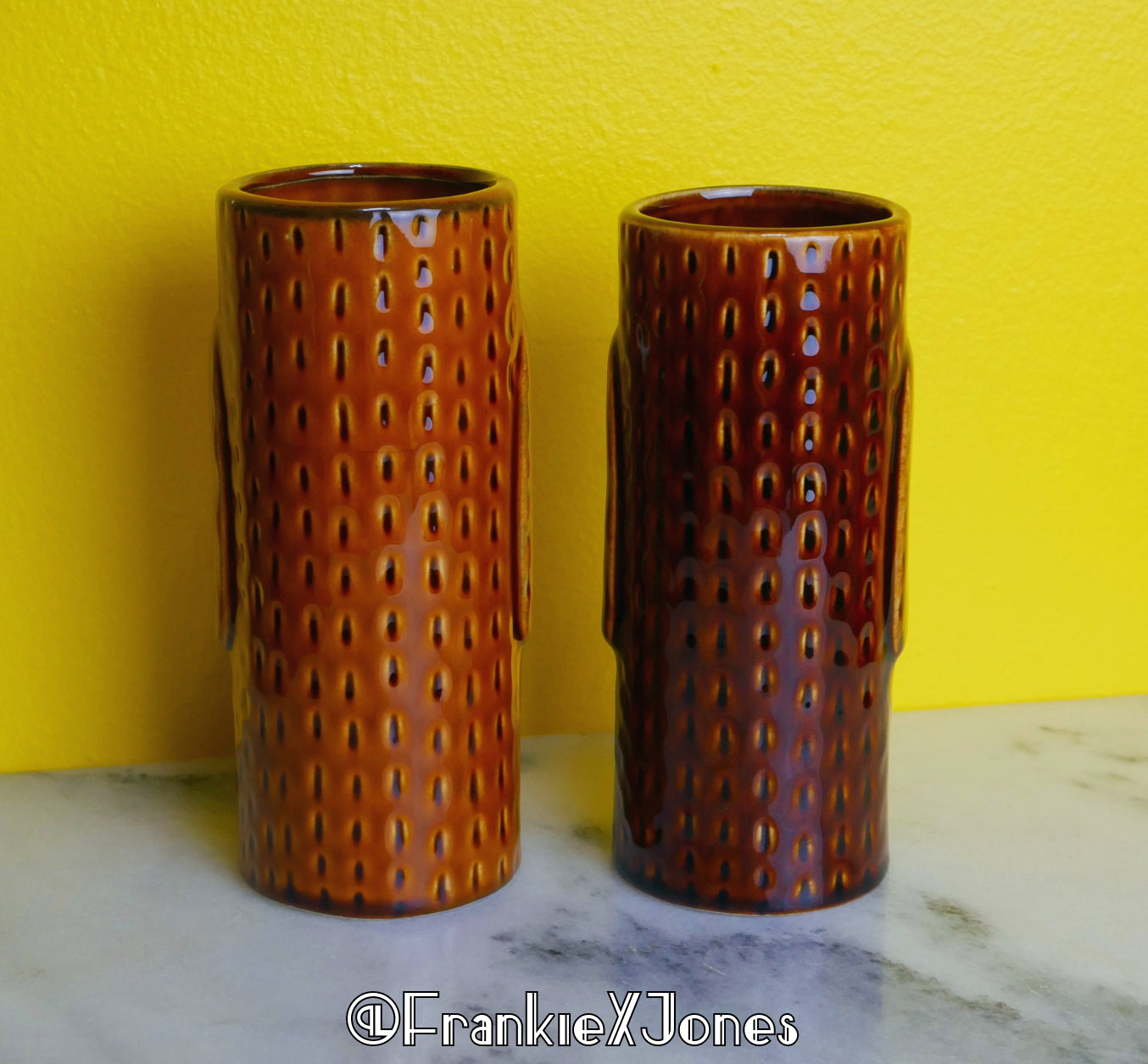 Easter Island Head Tiki Mug ✤ Katiki ✤ Set of 2
