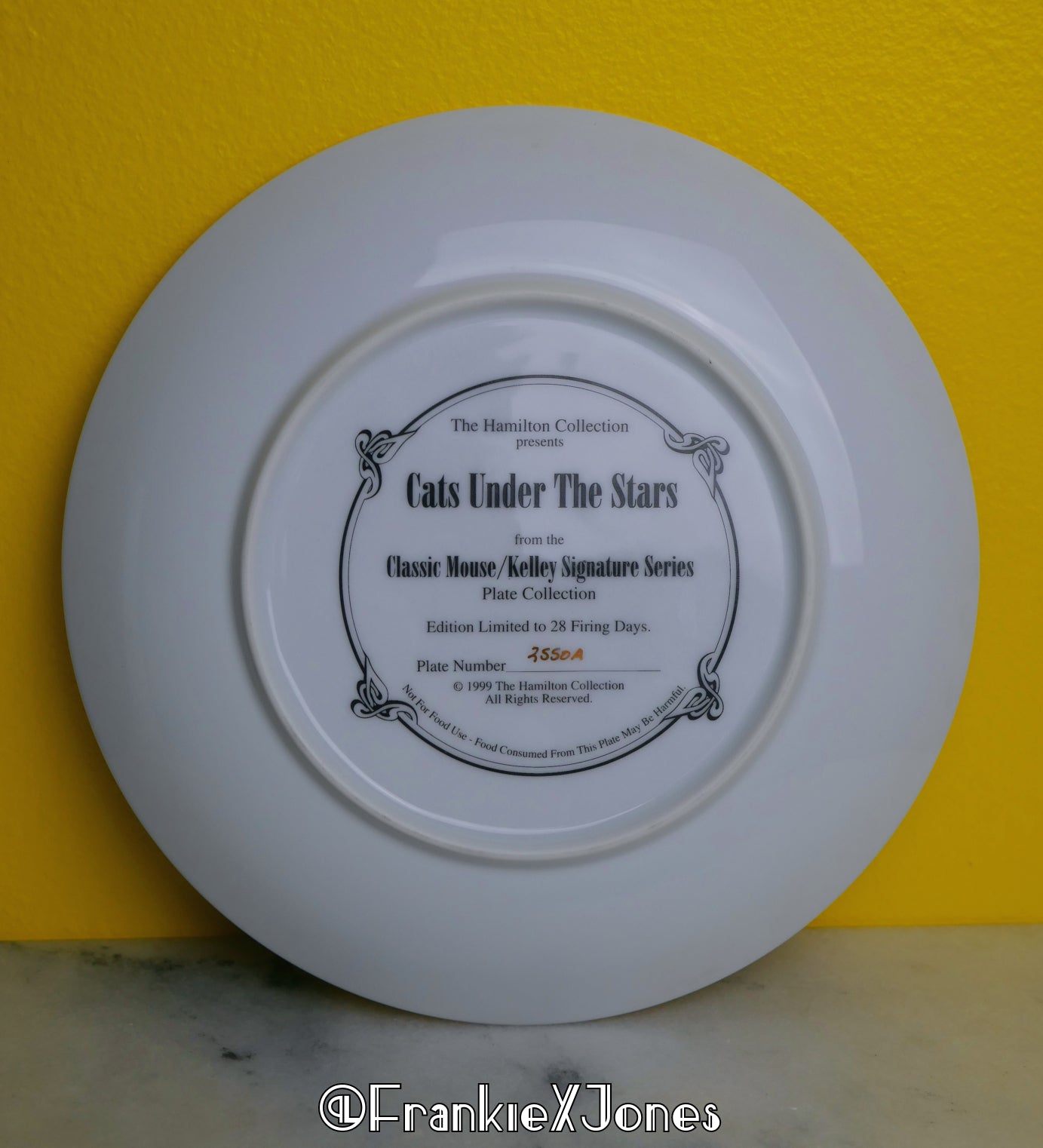 Cats Under the Stars ✤ Jerry Garcia Band ✤ Limited Edition Plate