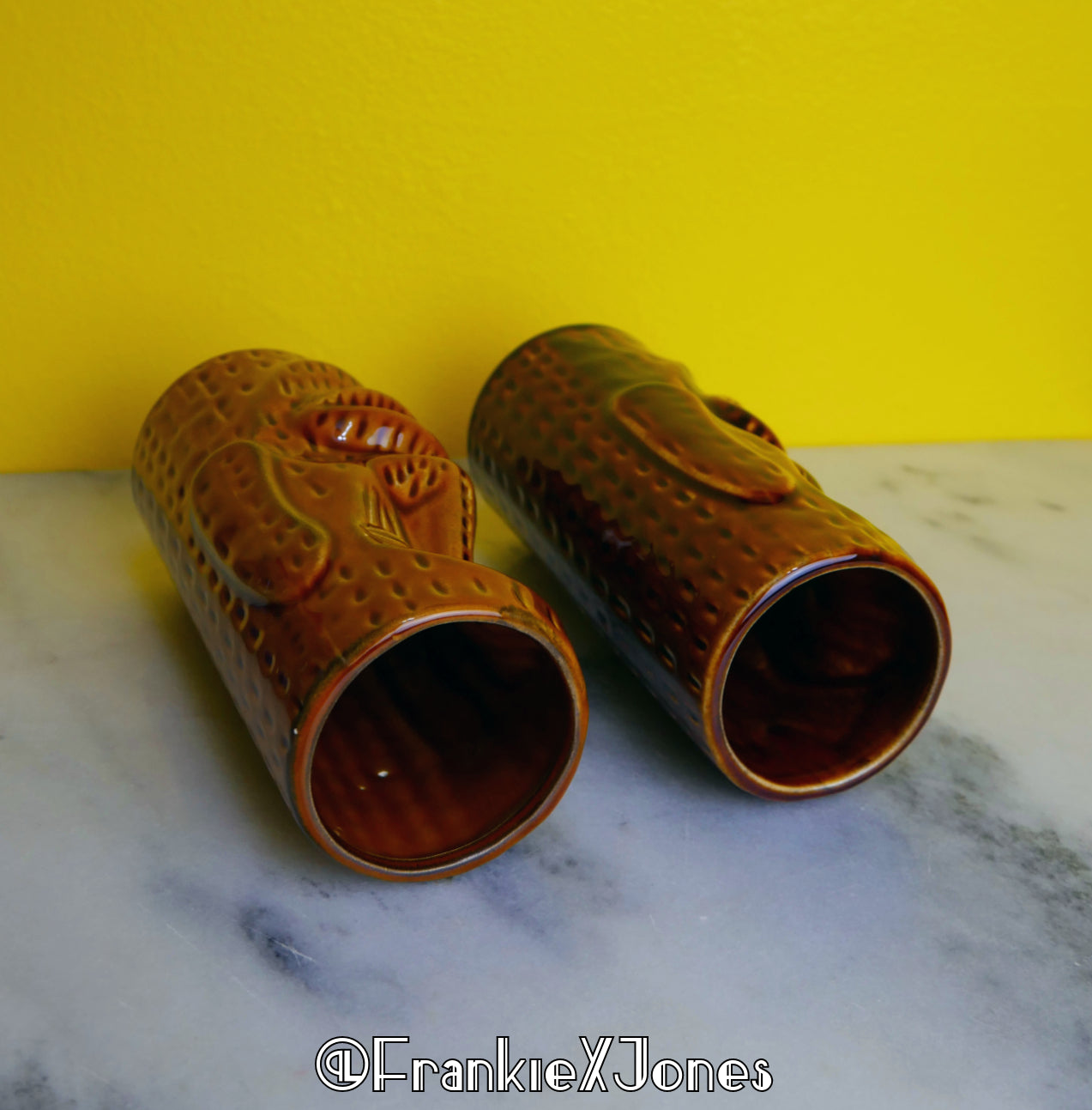 Easter Island Head Tiki Mug ✤ Katiki ✤ Set of 2