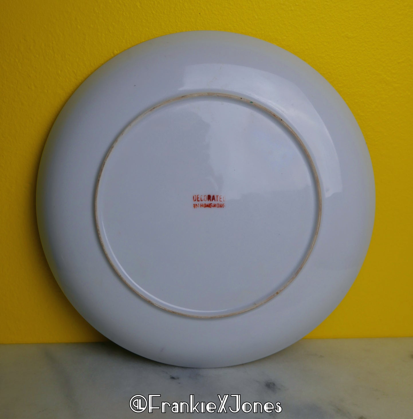 Chinoiserie Rose Medallion Dinner Plate