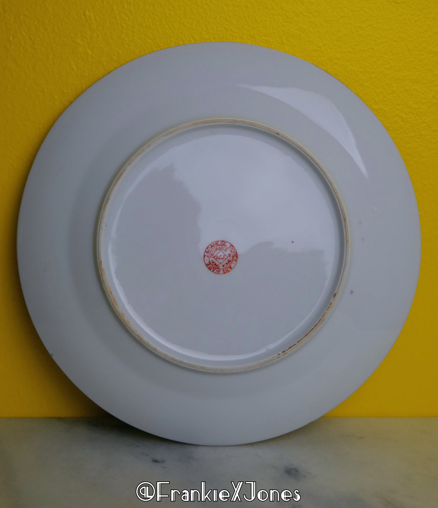 Chinoiserie Peacock + Dragon Plate