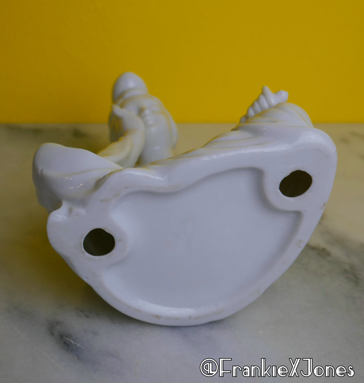 White Porcelain Geisha Figurine