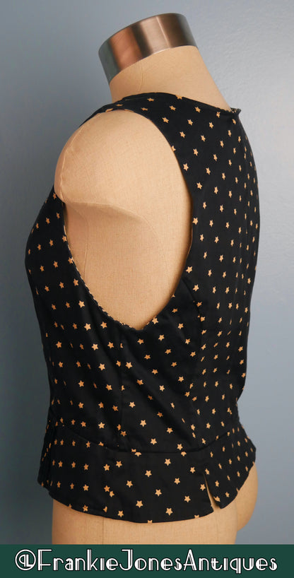 2000's Button-up Star Vest ✤ Jovovich Hawk for Target