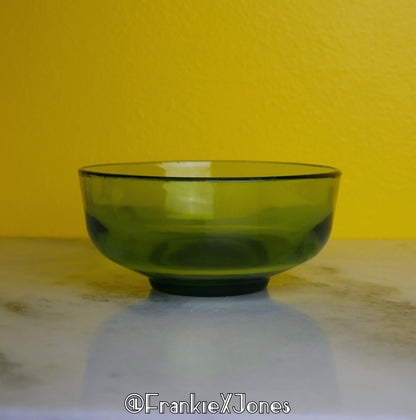 Olive ✤ Mid-Century Glass Bowl