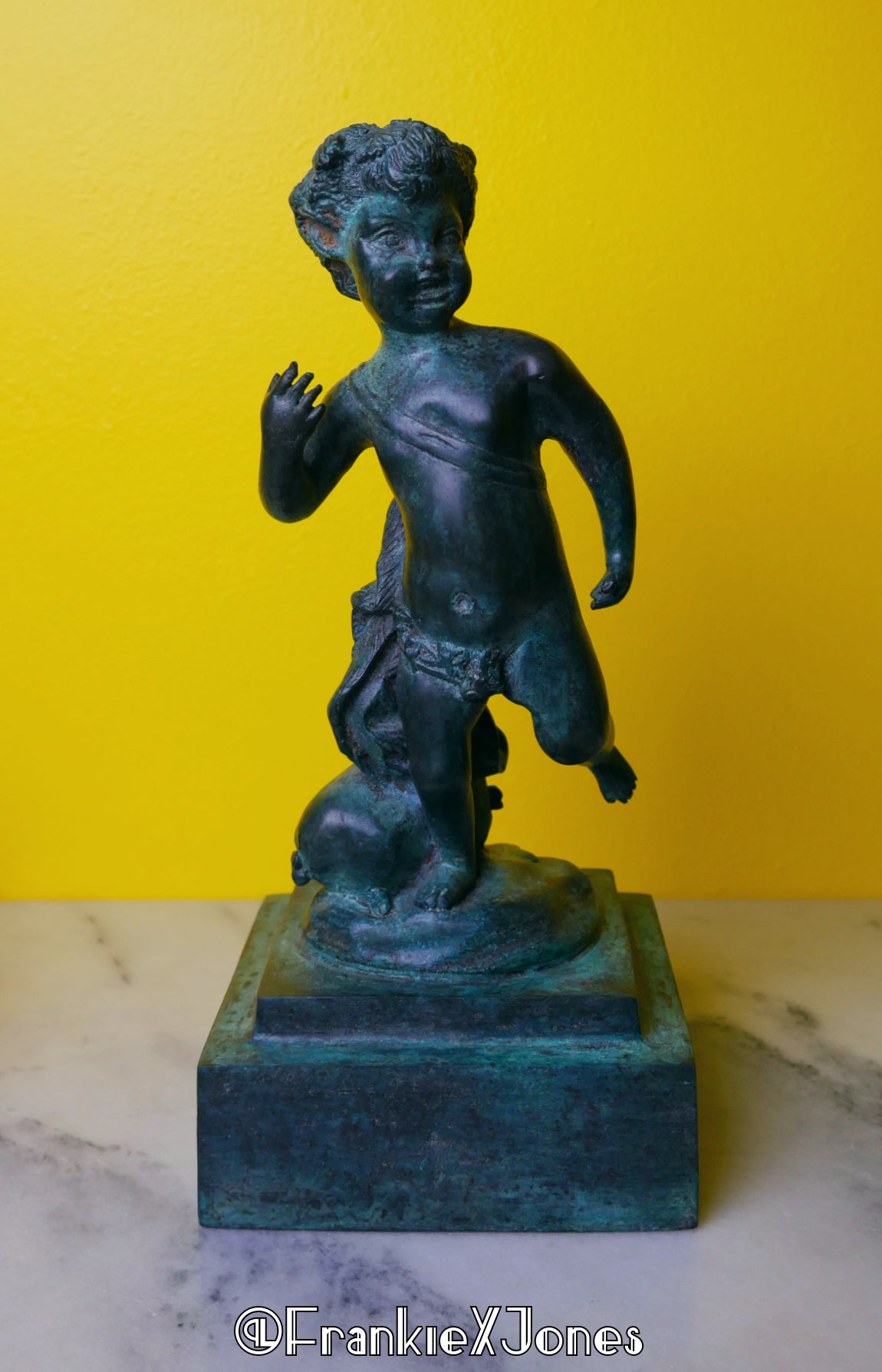 'Boy Running' Bronze Statue ✤ Maitland-Smith