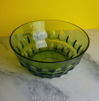 Olive Console Bowl ✤ Reflection ✤ Hazel Atlas