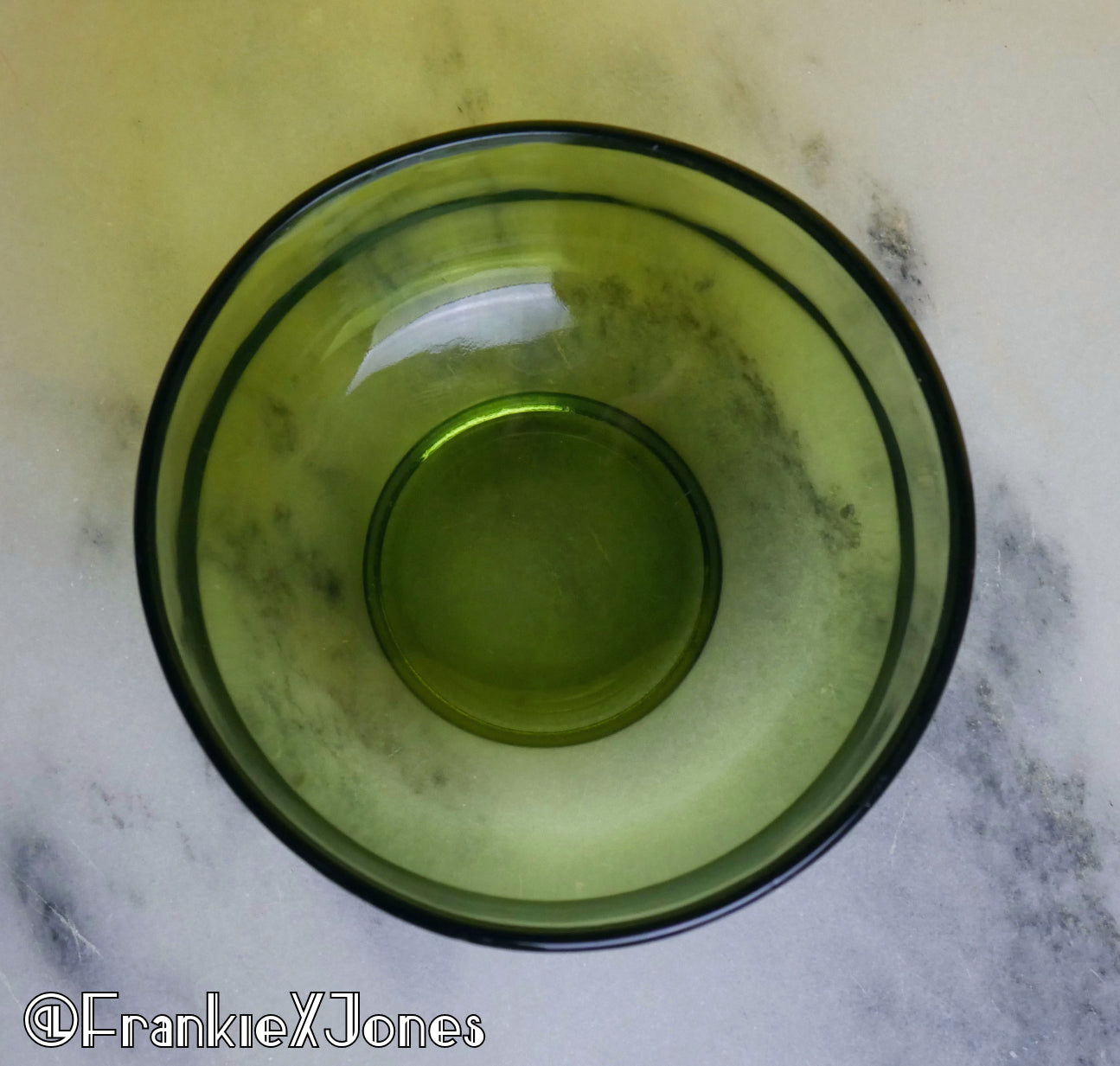 Olive ✤ Mid-Century Glass Bowl