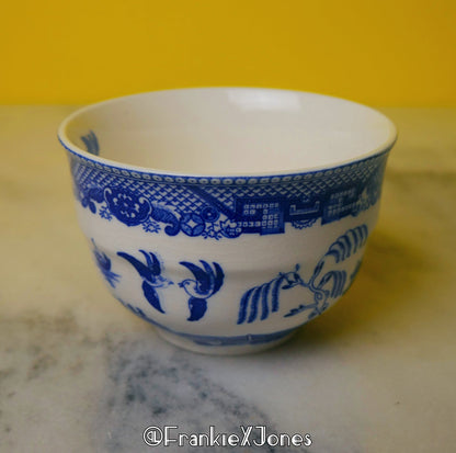 "Mother" Blue Willow Tea Cup Set ✤ Cup + Saucer